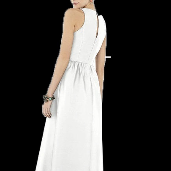 Alfred Sung D707 bridesmaid gown dress size 4 - Picture 3 of 3